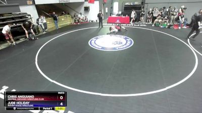 157 lbs Semifinal - Chris Anguiano, Neutral Grounds Wrestling Club vs Jude Holiday, Rough House Wrestling