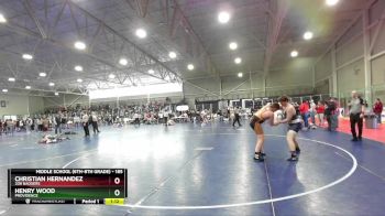 185 lbs Cons. Semi - Christian Hernandez, 208 Badgers vs Henry Wood, Providence