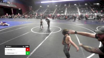 40 lbs Round Of 16 - Colton Kazee, Pueblo County WC vs Tripp Bussey, Windy City WC