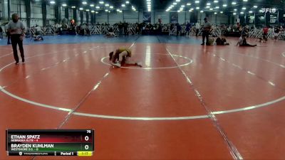 76 lbs Rd# 6- 9:00am Saturday Final Pool - Ethan Spatz, Nebraska Elite vs Brayden Kuhlman, Westshore D.S.