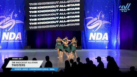 The Knockout All-Stars - Twisters [2025 Junior - Contemporary/Lyrical - Small Day 1] 2025 NDA All-Star National Championship