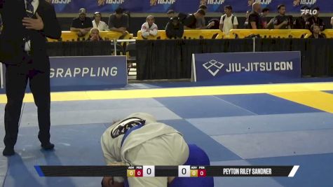 Peyton Riley Sandner vs Rebeca Vieira Dias Silva 2026 Pan Jiu Jitsu IBJJF Championship