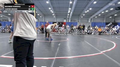 195 lbs Final - Maximus Konopka, CT vs Carter Brown, MO