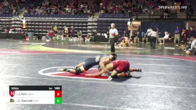 165 lbs Semifinal - Josh Kim, Harvard vs Evan Barczak, Drexel