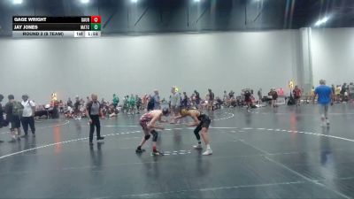 109 lbs Round 2 (8 Team) - Gage Wright, GA United Red vs Jay Jones, Mat Clash