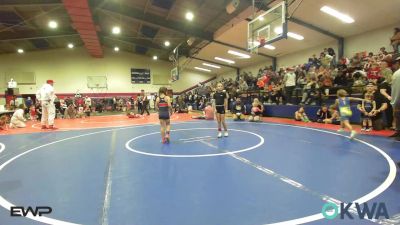 62 lbs Rr Rnd 1 - Emma Starr, Hilldale Youth Wrestling Club vs Kynslee Church, Team Tulsa Wrestling Club