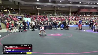 57-67 lbs Quarterfinal - Mary Jane Zuber, NM vs Hadleigh Ray, KS