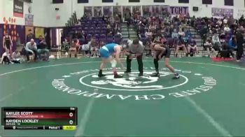 116 lbs Round 2 (6 Team) - Kayden Lockley, Butler vs Kaylee Scott, Washington Courthouse