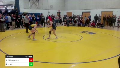 124 lbs Consy-4 - Elora Dillinger, Saegertown vs Paige Jox, Mt. Lebanon