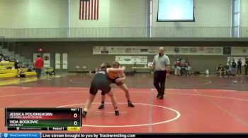 155 lbs Quarterfinal - Jessica Polkinghorn, Columbia (White Salmon) vs Vida Boskovic, Roosevelt