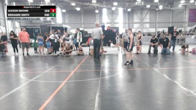 102.6-113.3 lbs Champ. Round 2 - Jaxson Brown, Coeur D'alene Tribal Warriors Wrestling Club vs Benjamin Smith, NorthEast 509 Wrestling Club