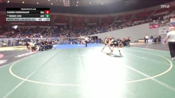3A Boys 157 lbs Champ. Round 1 - Riggs Lym, Lakeview Boys vs Kaden Konovalov, Willamina Boys