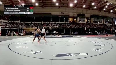 130 lbs Quarterfinal - Caroline McCann, Westminster vs Efrata Mekene, Bethesda-Chevy Chase