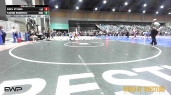 118 lbs Final - Riley Stubbs, Lakeview Mat Club vs Naudia Edmiston, West Albany Mat Club