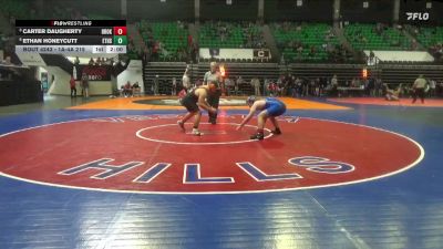 1A-4A 215 Quarterfinal - Carter Daugherty, Brooks vs Ethan Honeycutt, Etowah High School