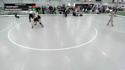 16U Boys - 132 lbs Cons. Round 4 - Rhys Safratowich, Grand Forks Gladiators Wrestling Club vs Mason Smith, Legacy Wrestling