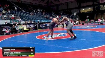 6A-285 lbs Quarterfinal - Emmanuel Johnson, Rockdale County vs Dominic Vigil, Lee County