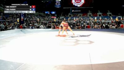 95 lbs Champ. Rd Of 16 - Mia Nesbitt, Pennsylvania vs Mia Pardo, North Carolina
