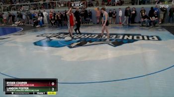 125 lbs Champ. Round 1 - Ryder Cooper, Anchor Kings Wrestling Club vs Landon Foster, Soldotna Whalers Wrestling Club