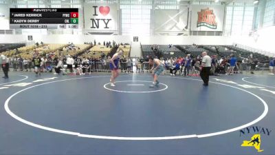 215 lbs Quarterfinal - Kadyn Derby, Club Not Listed vs Jared Kerrick, Penn Yan Wrestling Club
