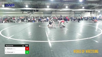 95 lbs Round Of 64 - Colton Schultz, Callan Wrestling Academy vs AJ Woerpel, Team Nazar