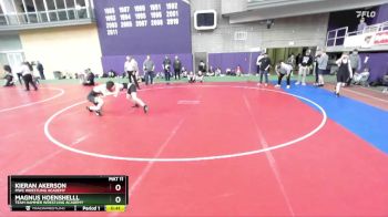 132 lbs Cons. Round 4 - Kieran Akerson, MWC Wrestling Academy vs Magnus Hoenshelll, Team Hammer Wrestling Academy