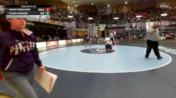 215 lbs Champ. Round 1 - Cyrus Harding, Hoyt-Royal Valley Hs vs Grant Middleton, Downs-Lakeside Hs