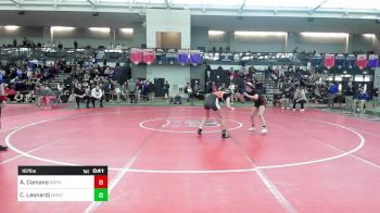 107 lbs Consi Of 8 #2 - Auriana Camano, North Haven vs Chloe Leonardi, Montville