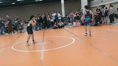 115 lbs Cons. Sub-quarters - Alister Morales, Irish Wrestling Club vs Hagen Roller, Borger Wrestling Club