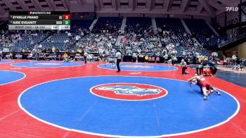 1A-106 lbs Champ. Round 1 - Jude Evearitt, Dade County vs Zykelle Frano, Screven County