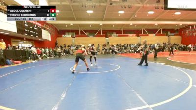 152 lbs Quarterfinal - Abdul Quraishi, James Logan vs Trevor Economos, Monte Vista