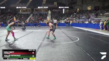 130 lbs Champ. Round 1 - Kallan Rothchild, Wakeeney vs Emily Britt, Columbus