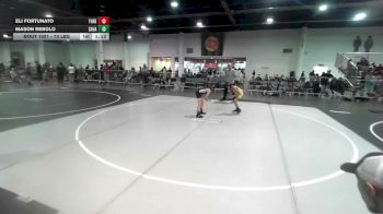 73 lbs Quarterfinal - Eli Fortunato, Threshold WC vs Mason Rebolo, Savage House WC