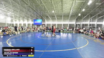 175 lbs Semis & 1st Wrestleback (8 Team) - Maddox Arellano, Washington vs Nicholas Singer, Pennsylvania