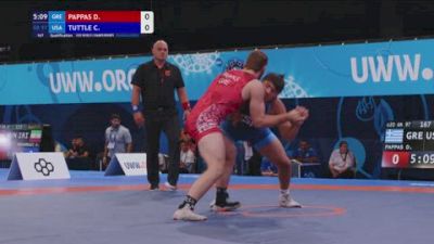 97 kg Qualif. - Dimitrios Pappas, Greece vs Cittadino Tuttle, United States