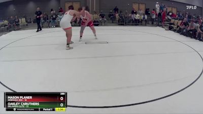 288 lbs Round 5 (8 Team) - Mason Planer, Nebraska Red vs Oakley Caruthers, Oklahoma Elite