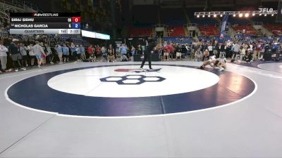 126 lbs Quarters - Siraj Sidhu, CA vs Nicholas Garcia, IL