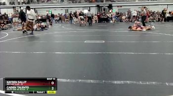 150 lbs Round 4 (8 Team) - Caiden Talento, South Side WC Black vs Xayden Sallit, Grit Mat Club