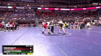 2A-215 lbs Champ. Round 1 - Trevor Bailey, Iowa Falls-Alden vs Jackson Van Keuren, Maquoketa