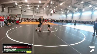 92 lbs Cons. Round 3 - Randall Pierce, Steve Page Grappling vs Sam Curry, Texas Wrestling Academy