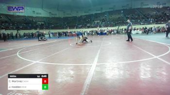 160 lbs Consi Of 8 #2 - Carlos Martinez, Cashion Wrestling Club vs Jacob Hadden, Redskins Wrestling Club