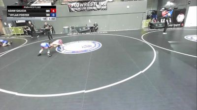 92 lbs Champ. Round 2 - Adam Galicia, Reign Wrestling Club vs Dylan Foster, Tracy Wrestling Club