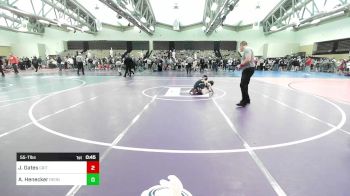 55-T lbs Round Of 16 - Jackson Gates, Grit Mat Club vs Ash Henecker, RedNose Wrestling School