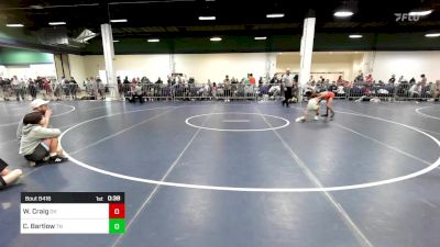 70 lbs Consi Of 8 #1 - William Conner Craig, OK vs Cameron Bartlow, TN