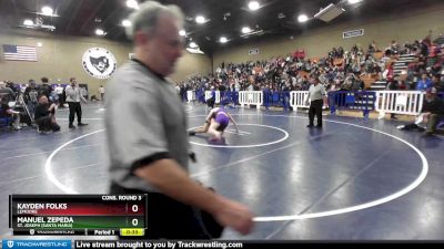 170 lbs Cons. Round 3 - Manuel Zepeda, St. Joseph (Santa Maria) vs Kayden Folks, Lemoore