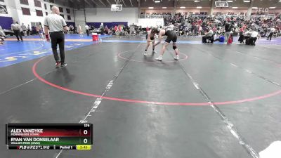 174 lbs Cons. Round 2 - Ryan Van Donselaar, William Penn (Iowa) vs Alex Vandyke, Morningside (Iowa)