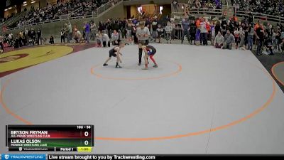 56 lbs Quarterfinal - Lukas Olson, Monroe Wrestling Club vs Bryson Fryman, All-Phase Wrestling Club