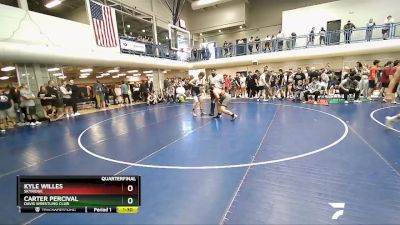 205 lbs Quarterfinal - Kyle Willes, Skyridge vs Carter Percival, Davis Wrestling Club