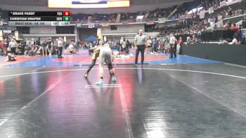 6A 165 lbs Champ. Round 1 - Christian Draper, Oxford vs Drake Pabst, Pell City