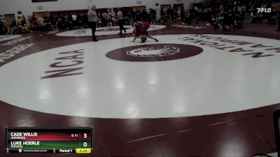 141 lbs Semifinal - Cade Willis, Augsburg vs Luke Hoerle, Stevens